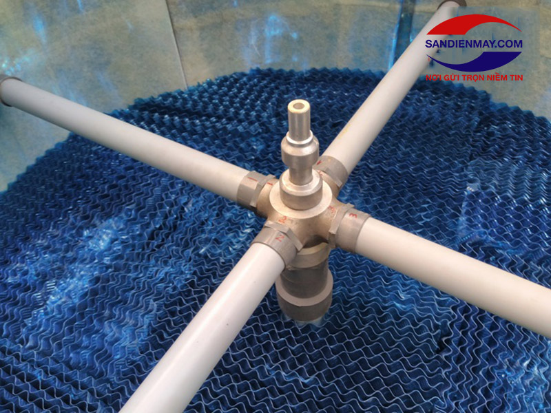 Đầu phun hoạt động dựa vào áp lực của dòng nước